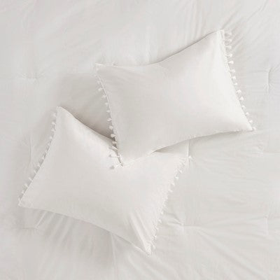 Madison Park Lillian Cotton Comforter Set in Ivory, Twin MP10-6855