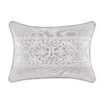 Aimee Boudoir Decorative Throw Pillow in Beige | 100% Polyester by J.Queen New York
