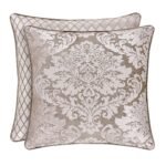 Bel Air Sand 18" Square Decorative Throw Pillow In Spa By J.Queen New York