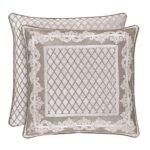 Bel Air Sand 20" Square Decorative Throw Pillow By J.Queen New York
