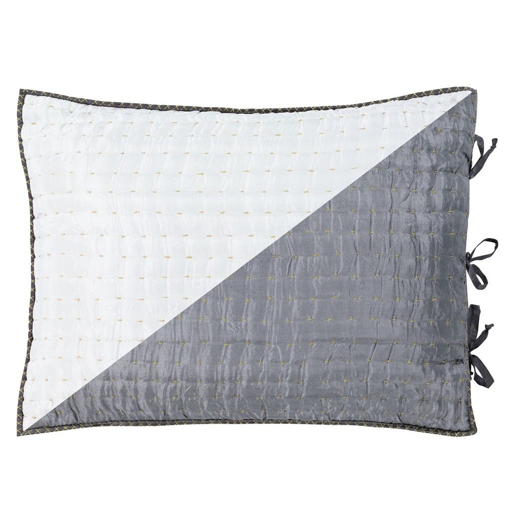 ChenevardChalk_GraphiteSilkStandardPillowSham
