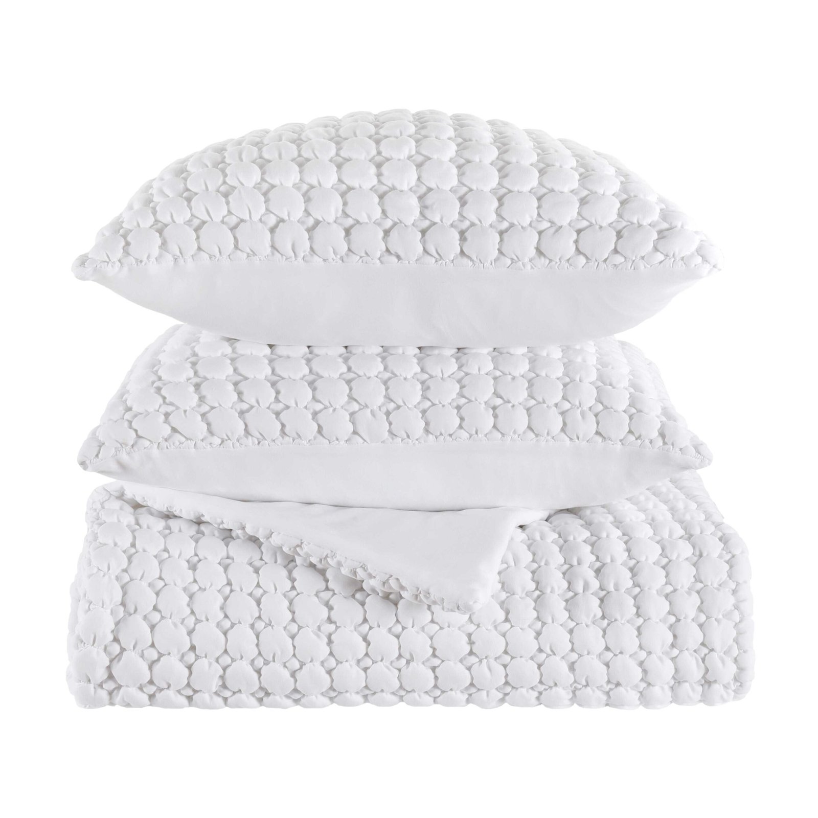 CloudPuffWhite3PieceQuiltSet-1