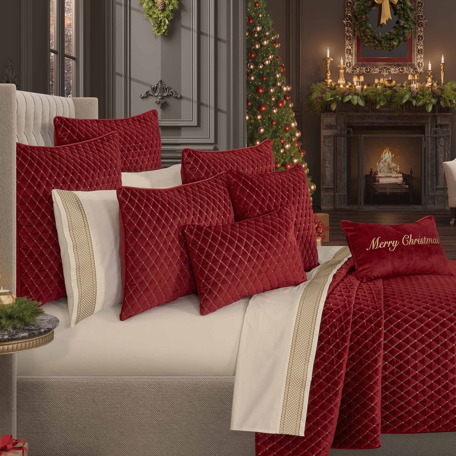 GrandeurCrimson3-PieceQuiltSet-2
