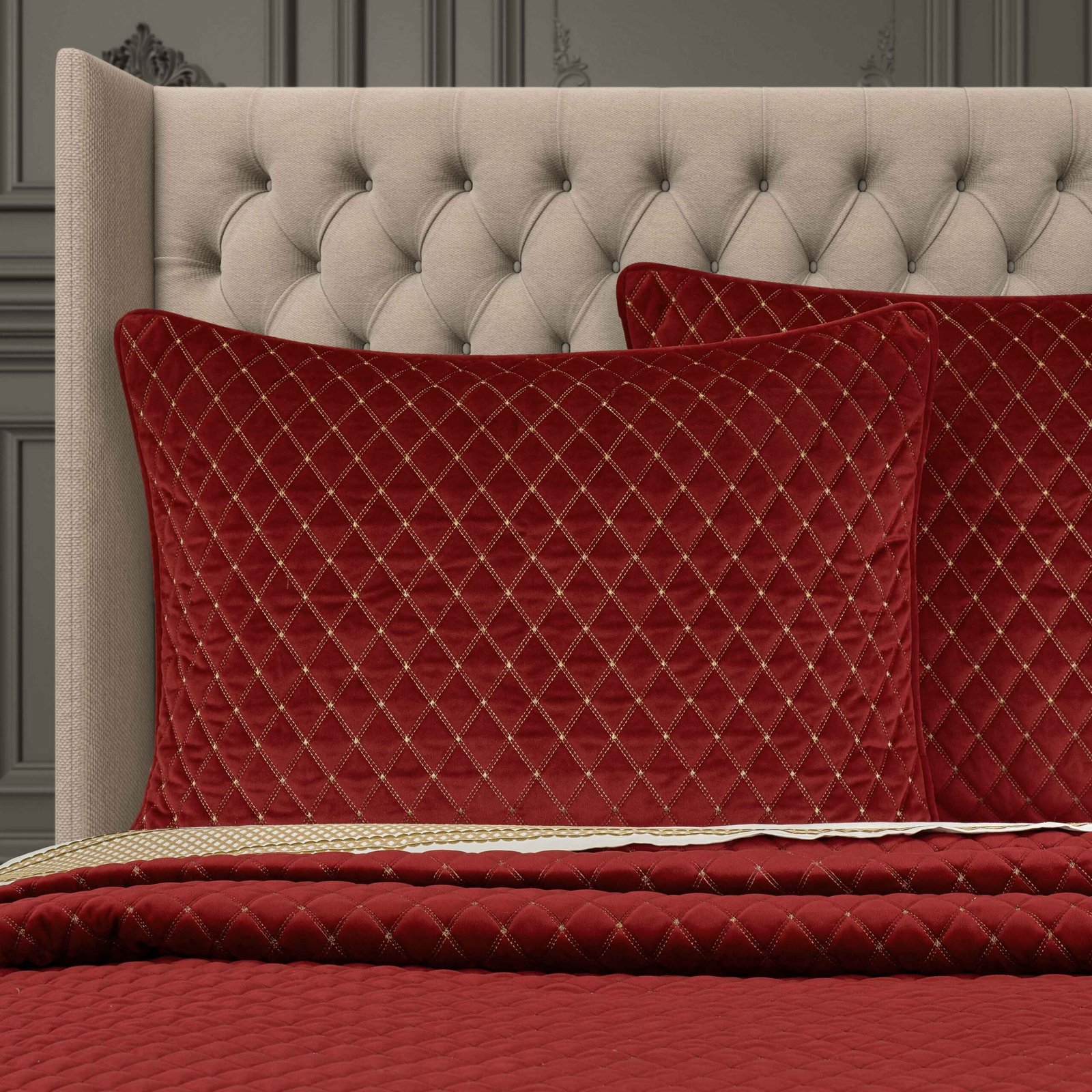GrandeurCrimson3-PieceQuiltSet-3